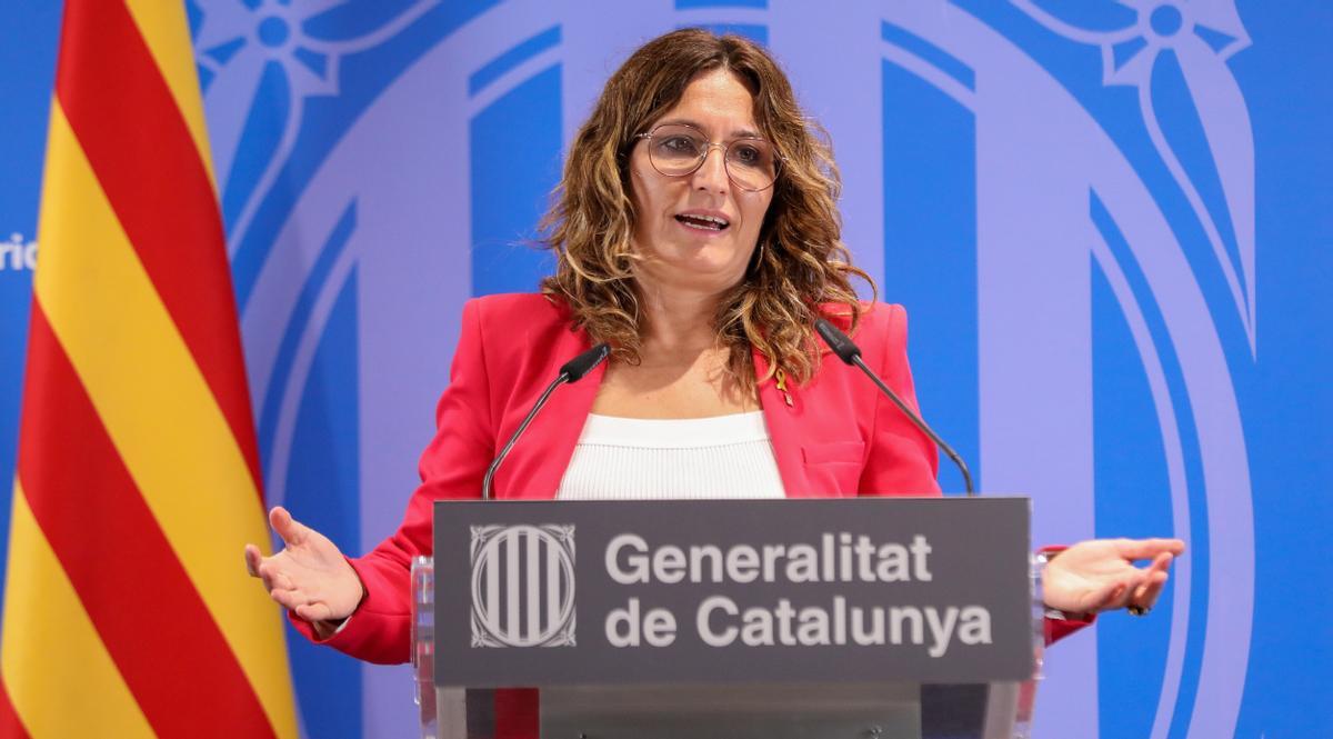 La ’consellera’ de Presidència, Laura Vilagrà.