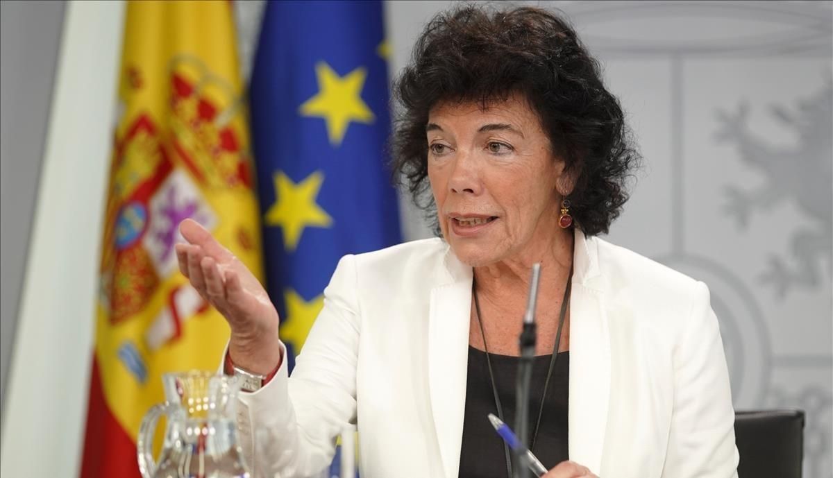 La portavoz del Gobierno, Isabel Celaá. La portavoz del Gobierno, Isabel Celaá.