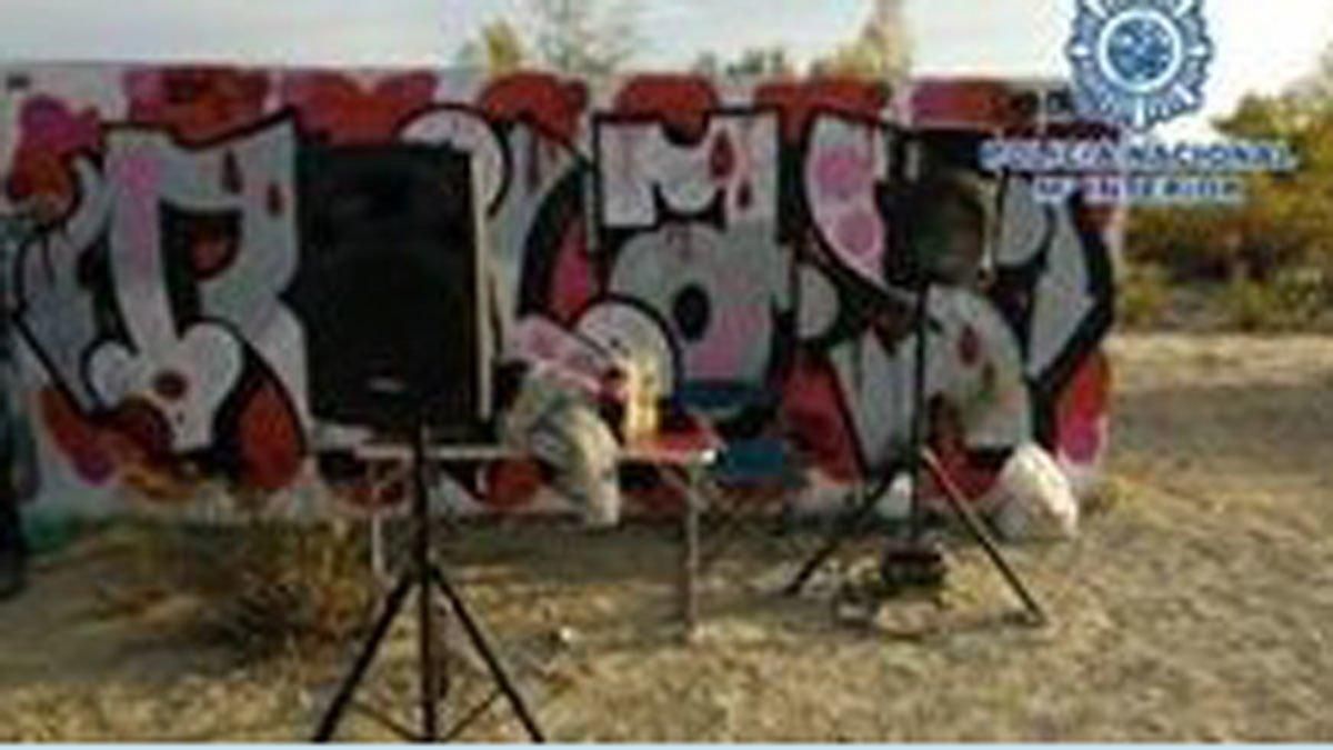 Parque de Vicálvaro donde se celebraba la ’rave’. Parque de Vicálvaro donde se celebraba la ’rave’.