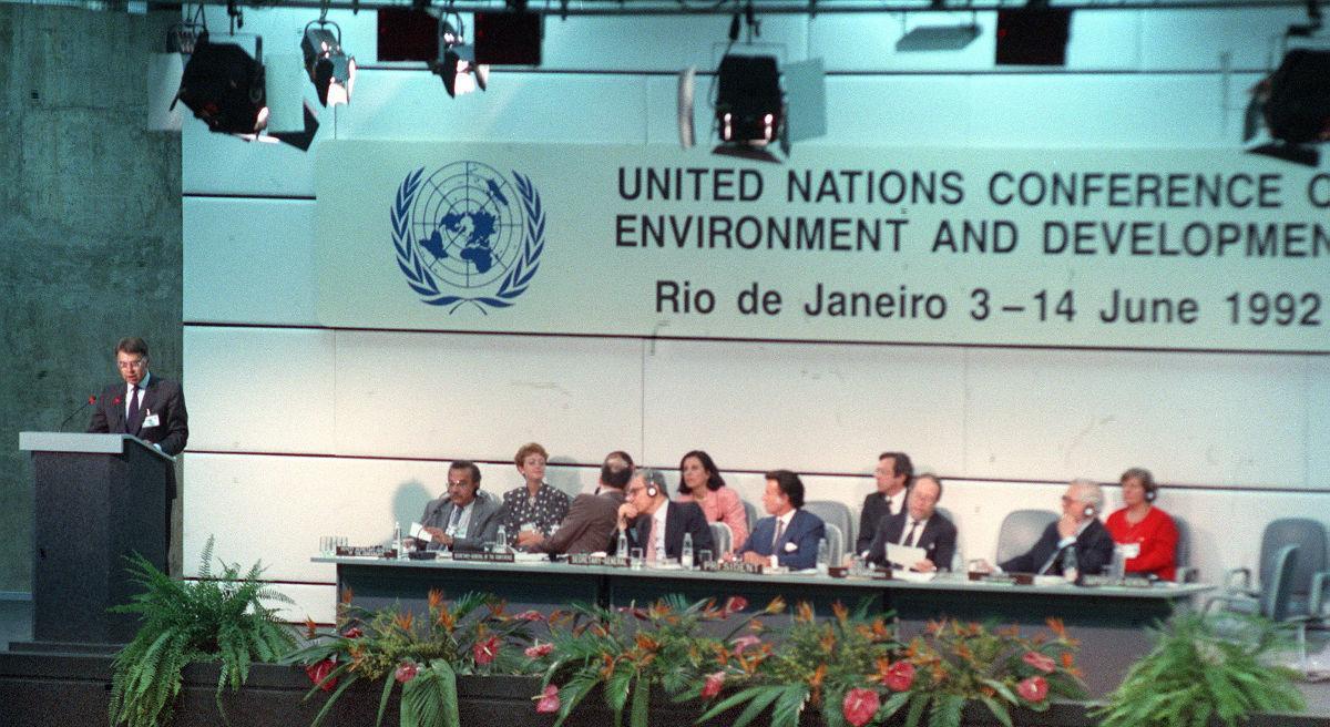 Cumbre del clima de Río de Janeiro, 1992.