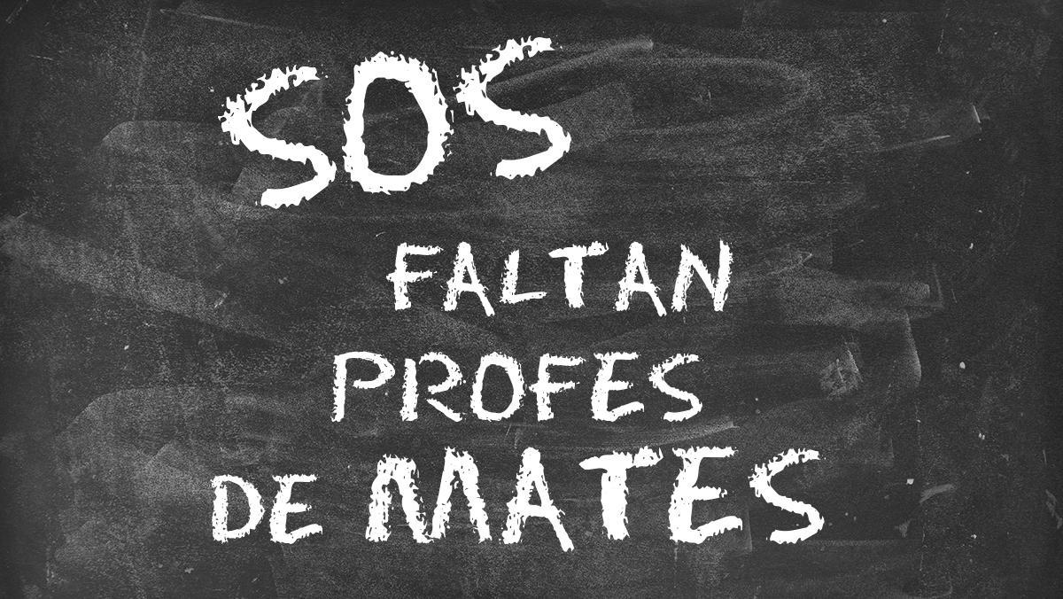 La tornada al col·le: es busca professor de matemàtiques La tornada al col·le: es busca professor de matemàtiques