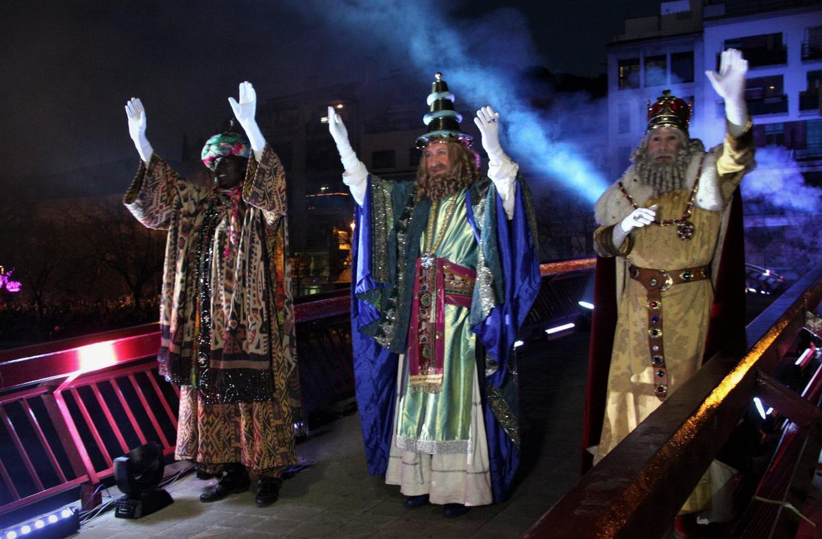 Imagen de archivo de los Reyes Magos.