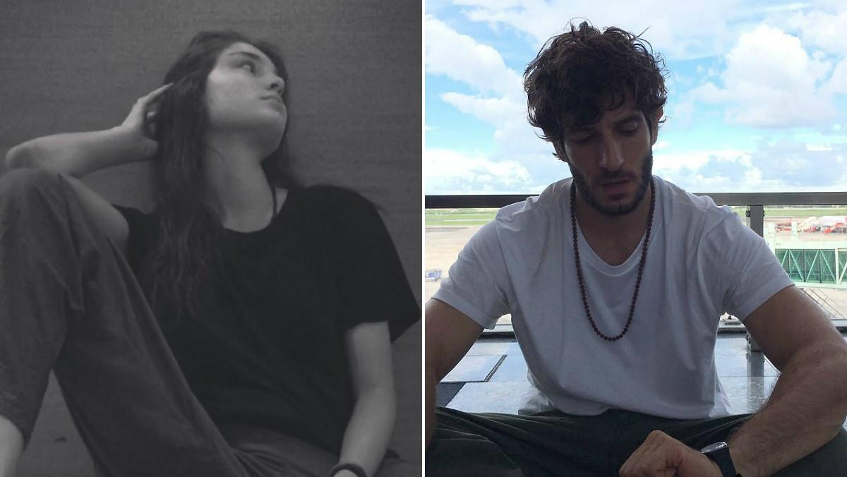 La modelo Paula Willems y el actor Quim Gutiérrez, en fotos que han colgado en sus respectivas cuentas de Instagram.