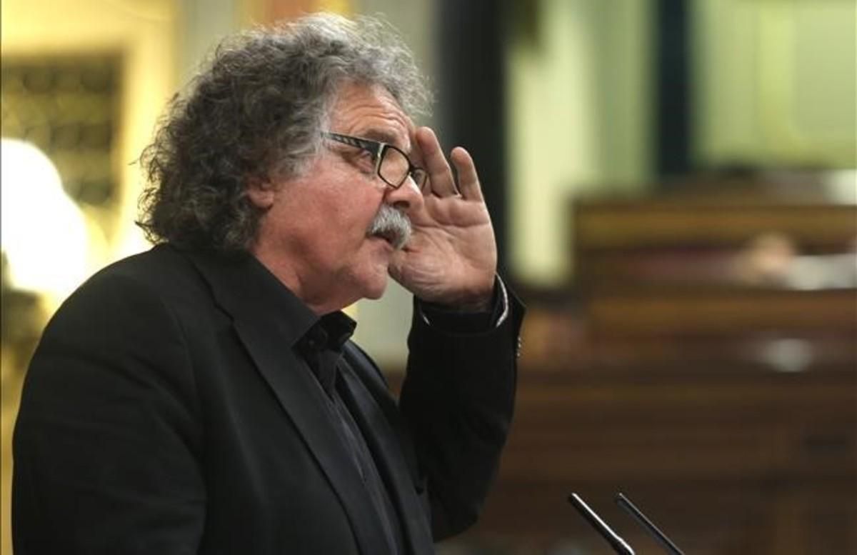 El portavoz de ERC en el Congreso, Joan Tardà. El portavoz de ERC en el Congreso, Joan Tardà.
