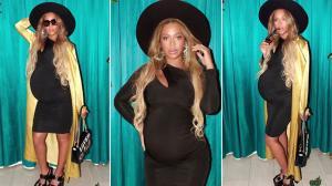 Beyoncé, con el último modelo premamá que ha lucido en Instagram.