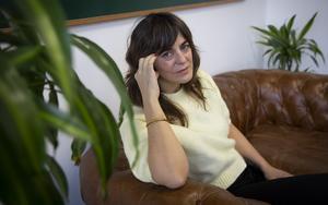 La escritora vasca Eider Rodríguez, en su reciente visita a Barcelona. 