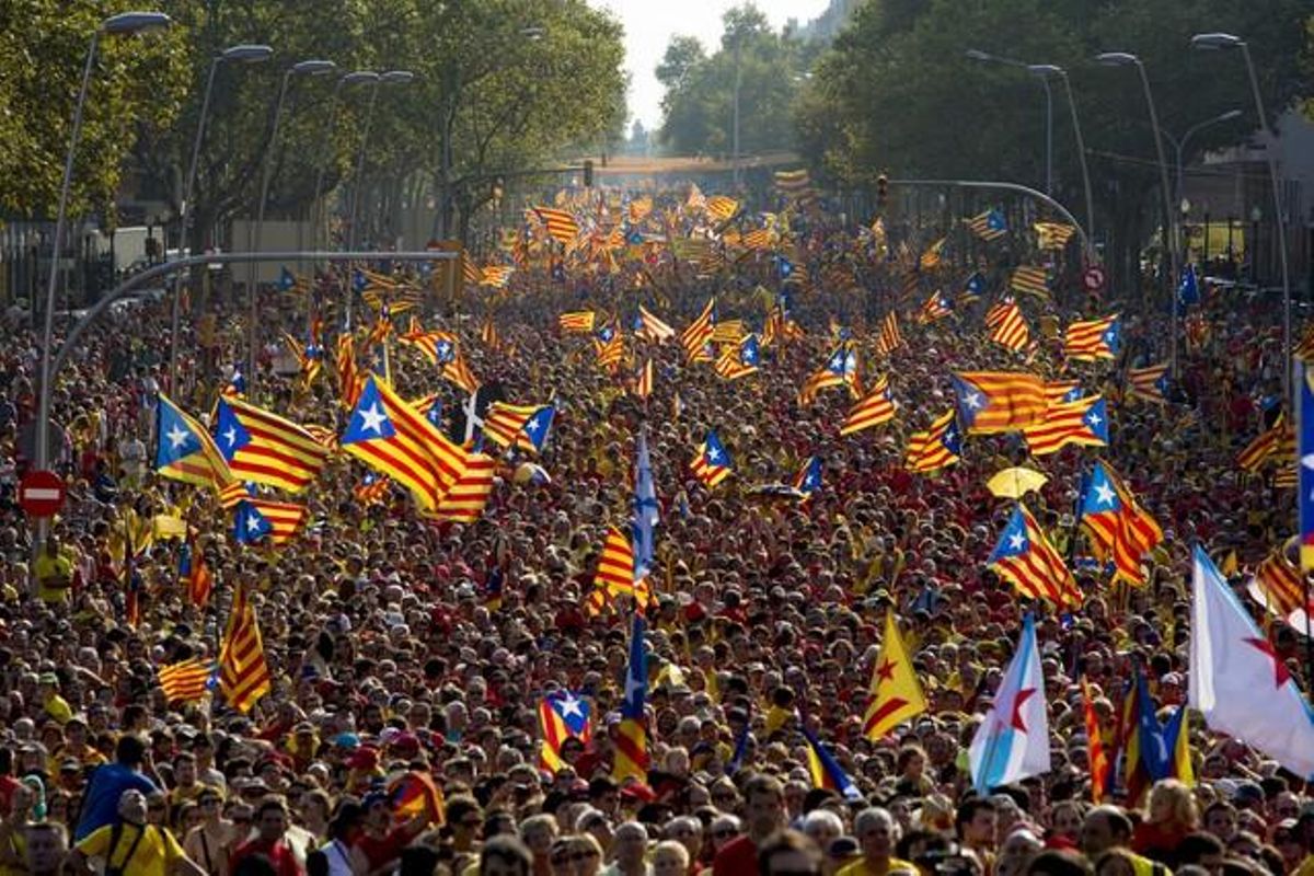 Imagen de la Via Catalana 2014 del pasado Onze de Setembre Imagen de la Via Catalana 2014 del pasado Onze de Setembre