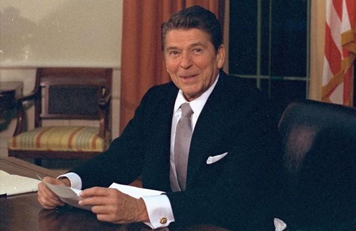 Ronald Reagan, presidente de EEUU entre 1981 y 1989. Ronald Reagan, presidente de EEUU entre 1981 y 1989.