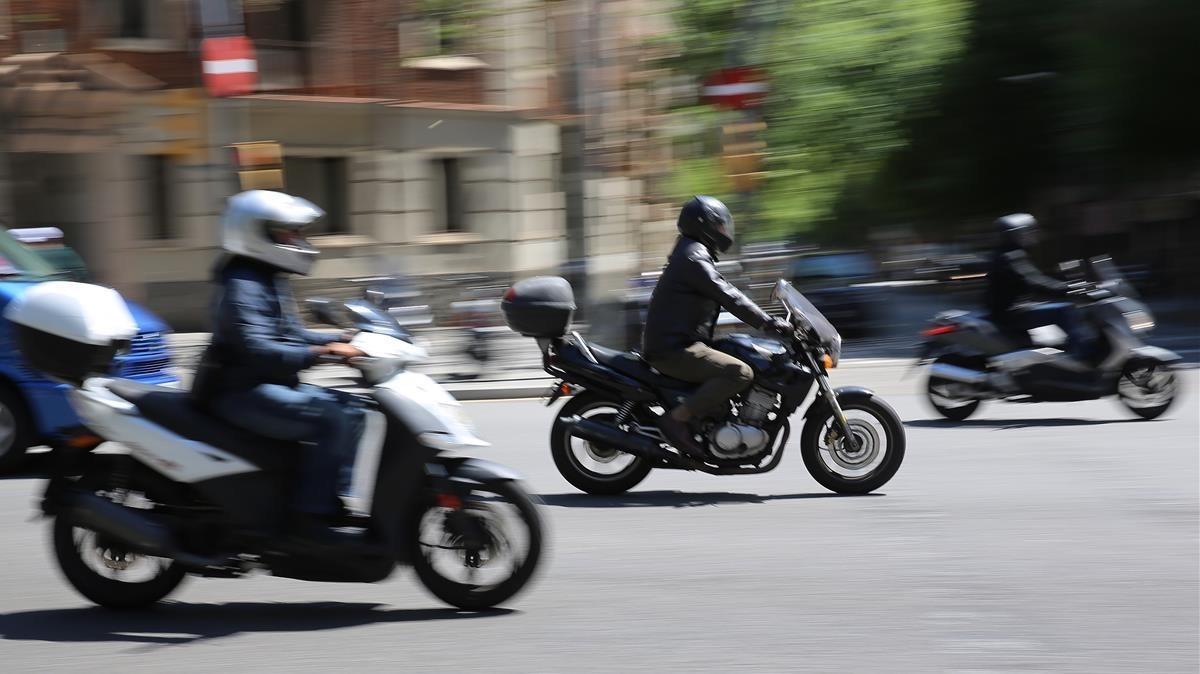 Motos en Barcelona.