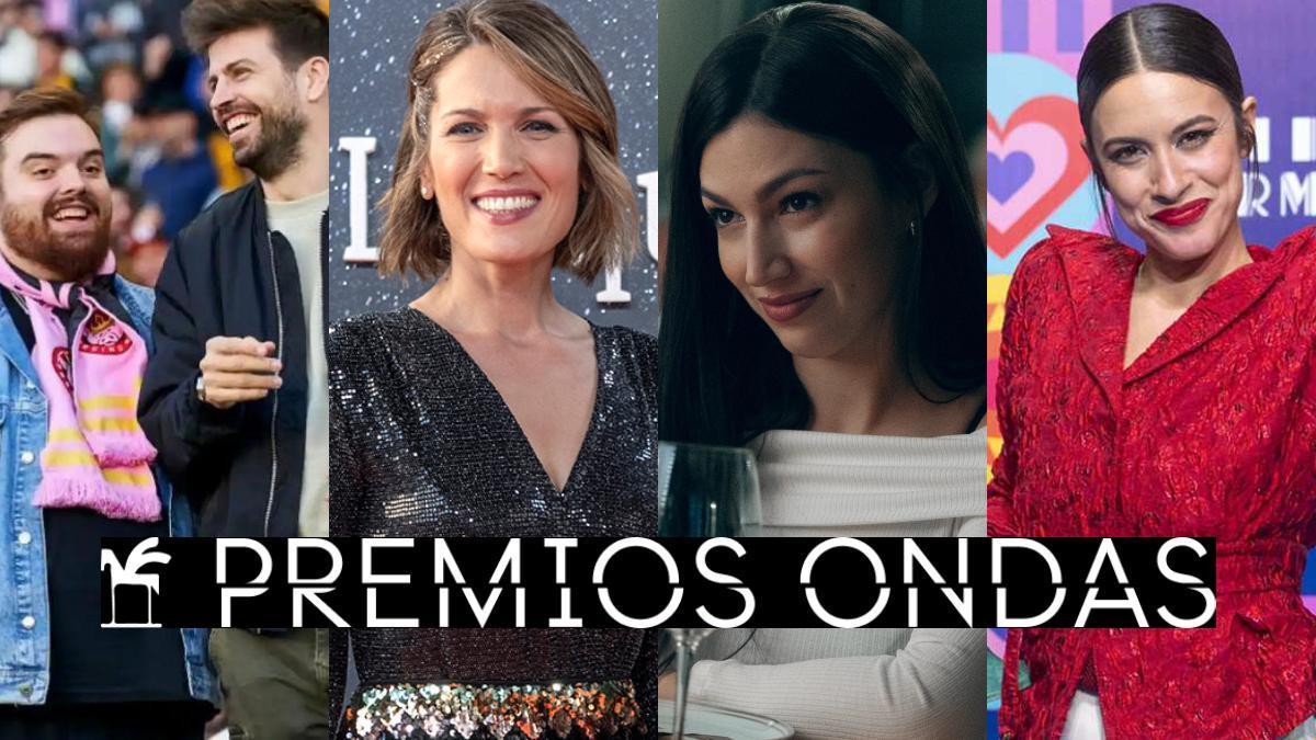 Algunos de los galardonados con los Premios Ondas 2023