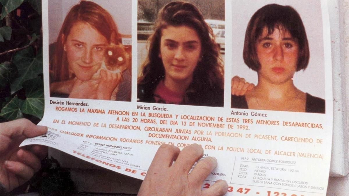 Escena del documental ’El caso Alcàsser’. Escena del documental ’El caso Alcàsser’.