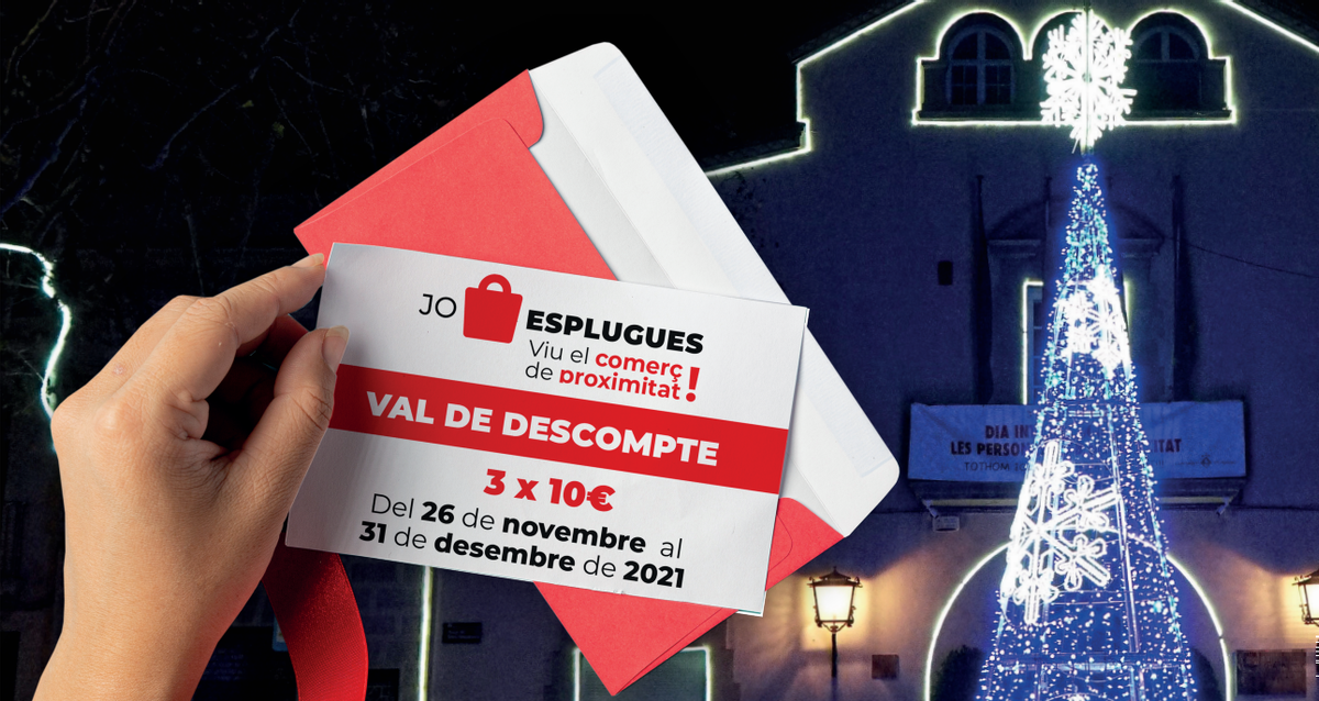 La campaña comercial de Navidad en Esplugues comienza el 26 de noviembre La campaña comercial de Navidad en Esplugues comienza el 26 de noviembre