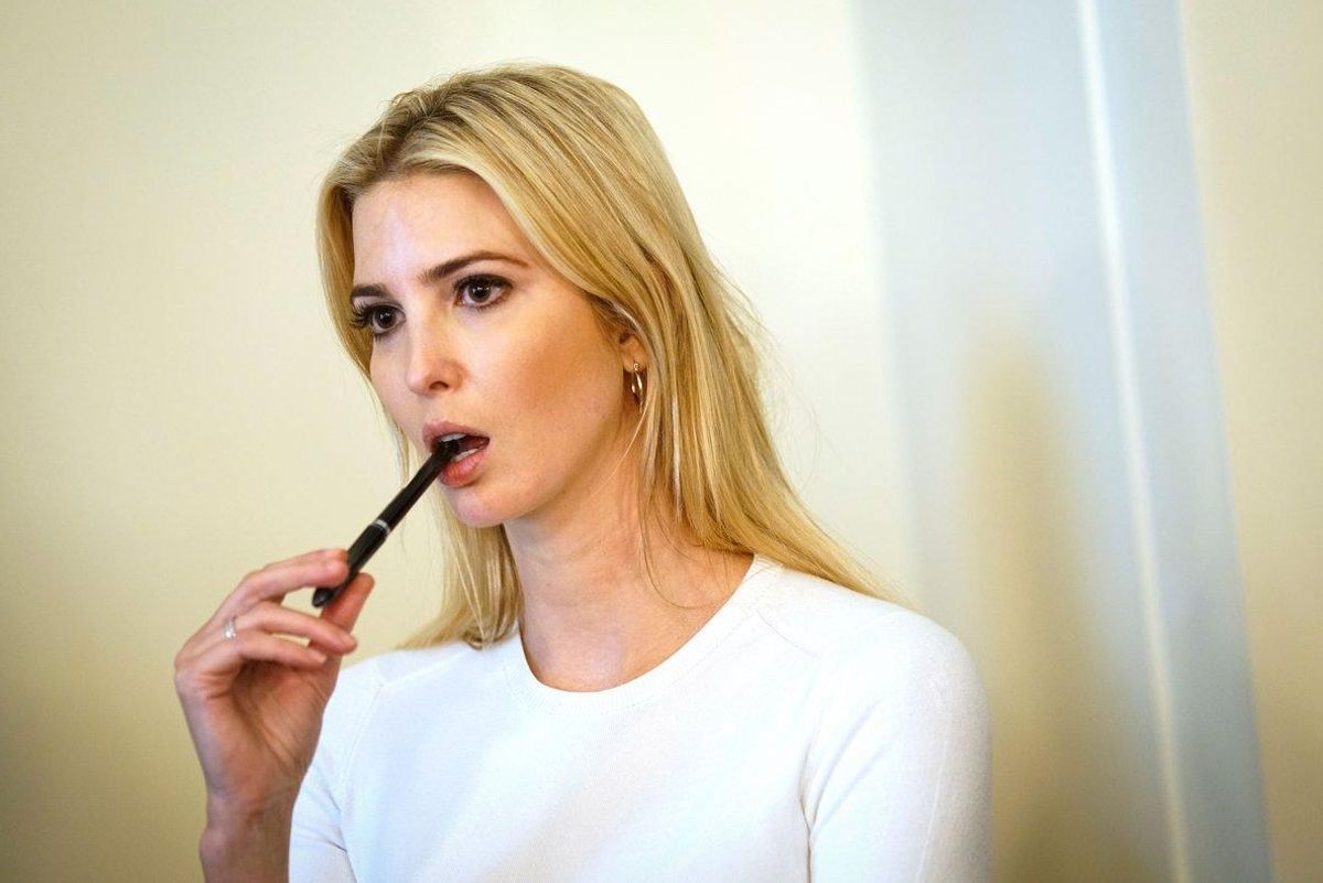 Senior advisor to the President Ivanka Trump is facing ethics questions after she was granted Chinese trademark approvals for her brands in the midst of a trade war her father is leading against Beijing Ivanka Trump Marks LLC received preliminary approval Photo by Mandel Ngan AFP Senior advisor to the President Ivanka Trump is facing ethics questions after she was granted Chinese trademark approvals for her brands in the midst of a trade war her father is leading against Beijing Ivanka Trump Marks LLC received preliminary approval Photo by Mandel Ngan AFP