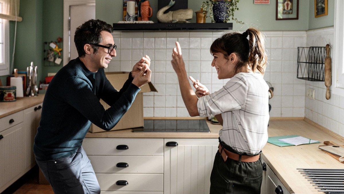 Berto Romero y Eva Ugarte, en la tercera temporada de ’Mira lo que has hecho’. 