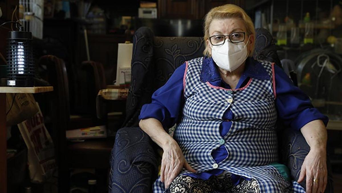 Juana Fernández, afectada por las listas de espera de la sanidad pública.