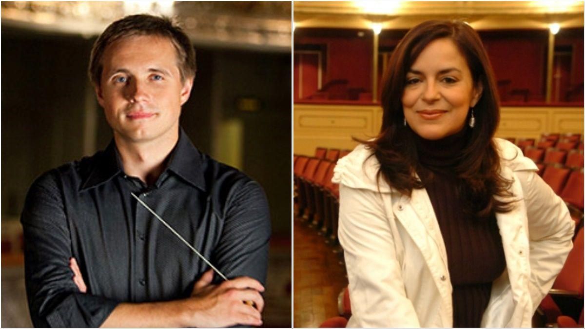 El director Vasili Petrenko y la mezzosoprano Nancy Fabiola Herrera. El director Vasili Petrenko y la mezzosoprano Nancy Fabiola Herrera.