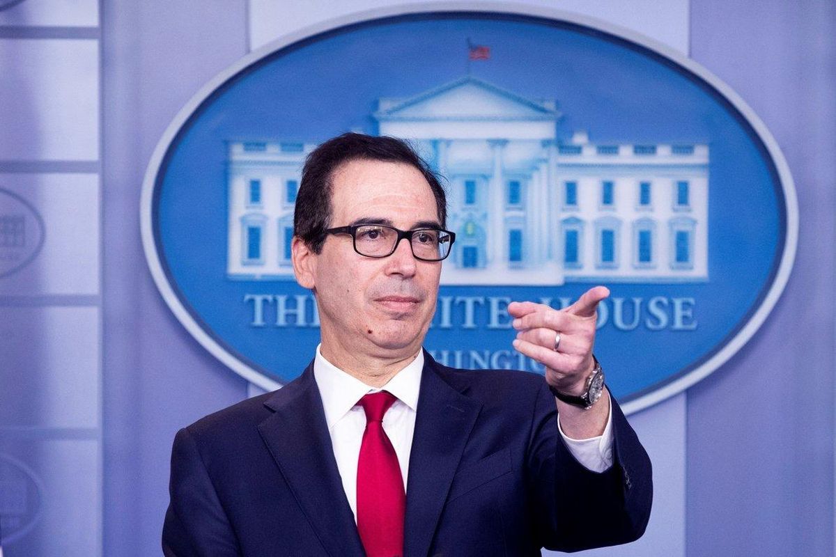 El secretario del Tesoro de los Estados Unidos, Steven Mnuchin. EFE El secretario del Tesoro de los Estados Unidos, Steven Mnuchin. EFE