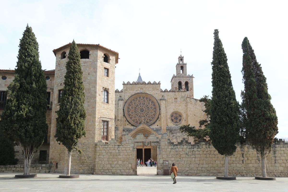 Plano General de la fachada del Monasterio de Sant Cugat