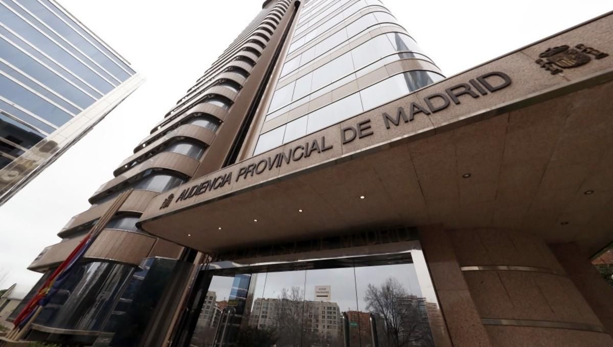 Imagen de archivo de la fachada de la Audiencia Provincial de Madrid. Imagen de archivo de la fachada de la Audiencia Provincial de Madrid.