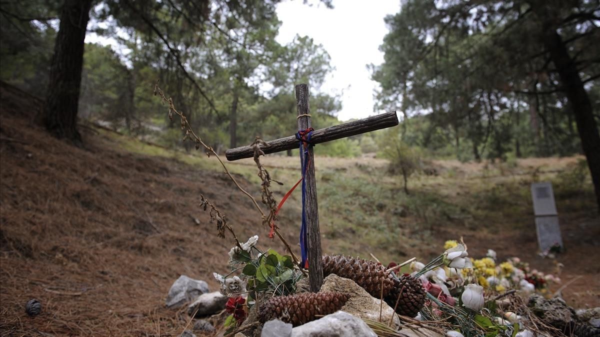 La fosa común de Viznar, cerca de donde se pone que fue asesinado García Lorca. La fosa común de Viznar, cerca de donde se pone que fue asesinado García Lorca.