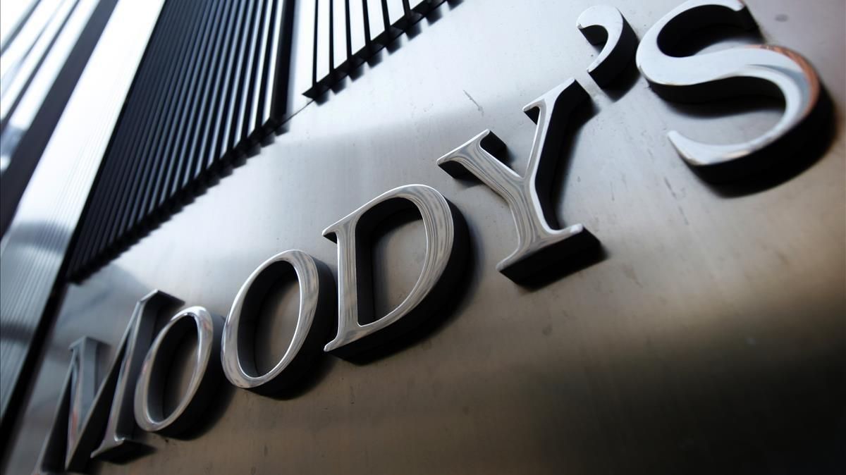 Logo de Moody’s en la sede de la agencia en Nueva York. Logo de Moody’s en la sede de la agencia en Nueva York.