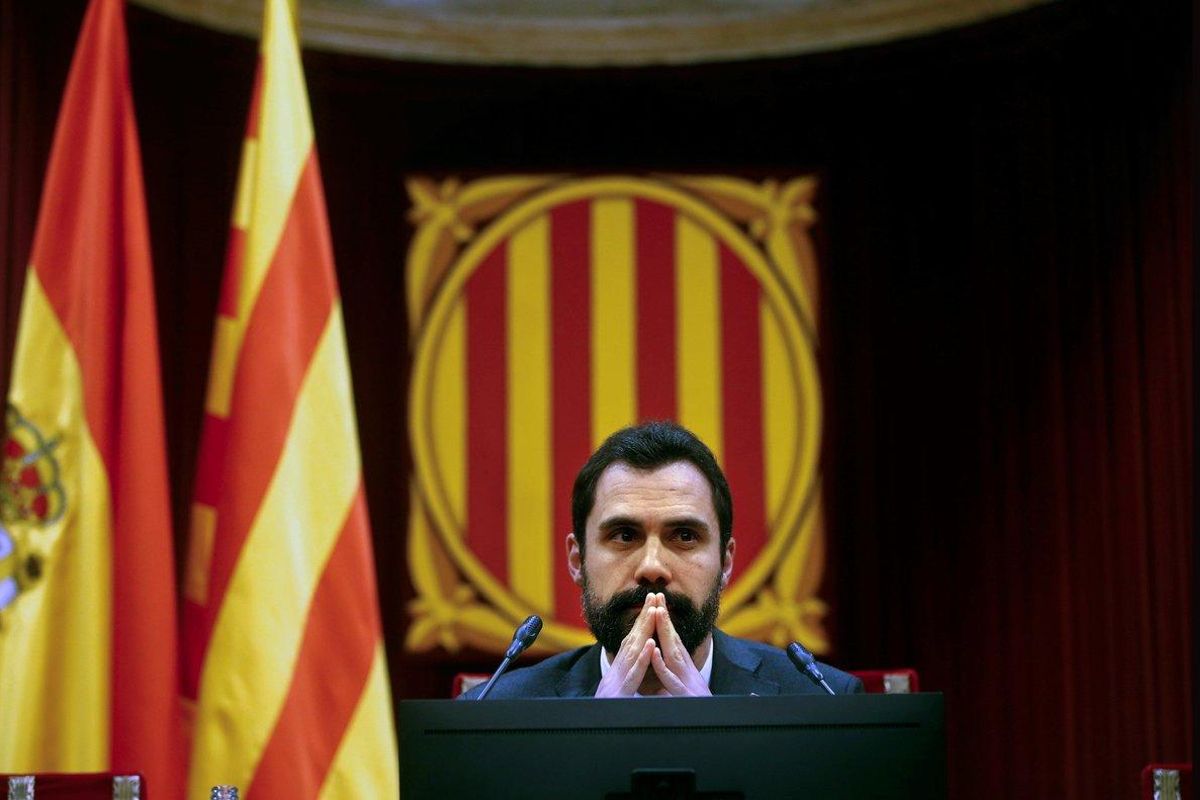 El presidente del Parlament, Roger Torrent. El presidente del Parlament, Roger Torrent.