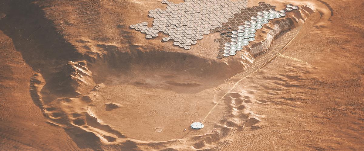Así sería la vida en Nüwa, la primera colonia terrestre en Marte.