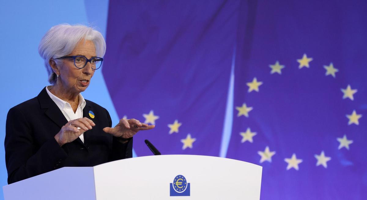 La presidenta del Banco Central Europeo (BCE), Christine Lagarde, en una imagen de archivo. EFE/EPA/RONALD WITTEK / POOL