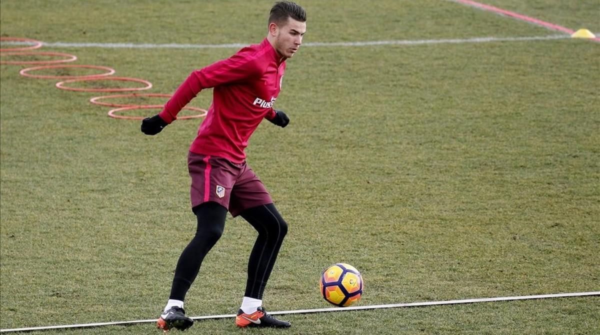 Luchas Hernández en una sesión de entrenamiento Luchas Hernández en una sesión de entrenamiento
