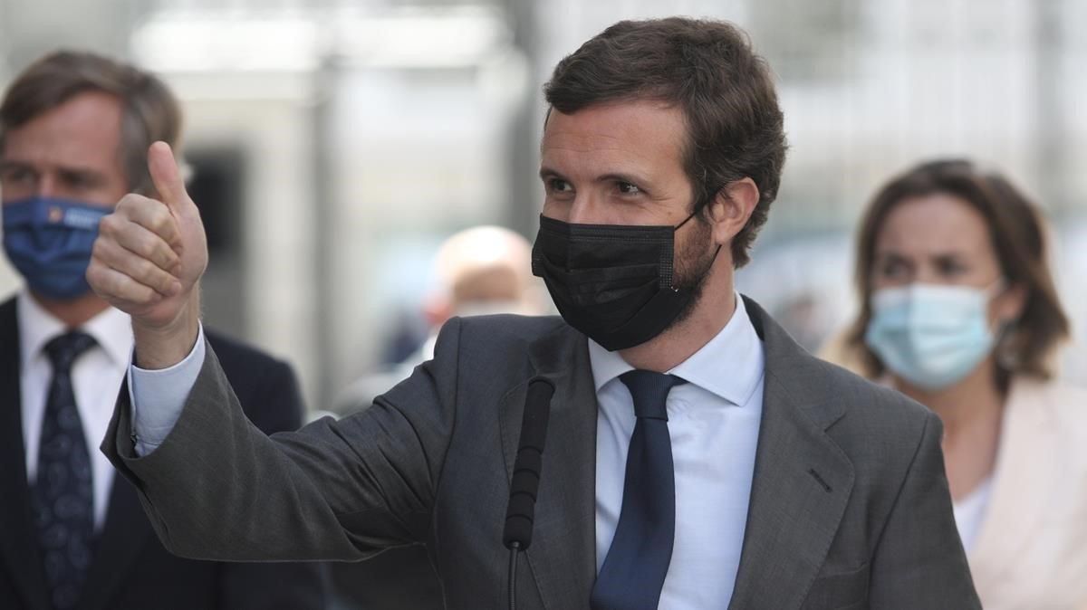 Pablo Casado, el pasado 10 de septiembre. Pablo Casado, el pasado 10 de septiembre.