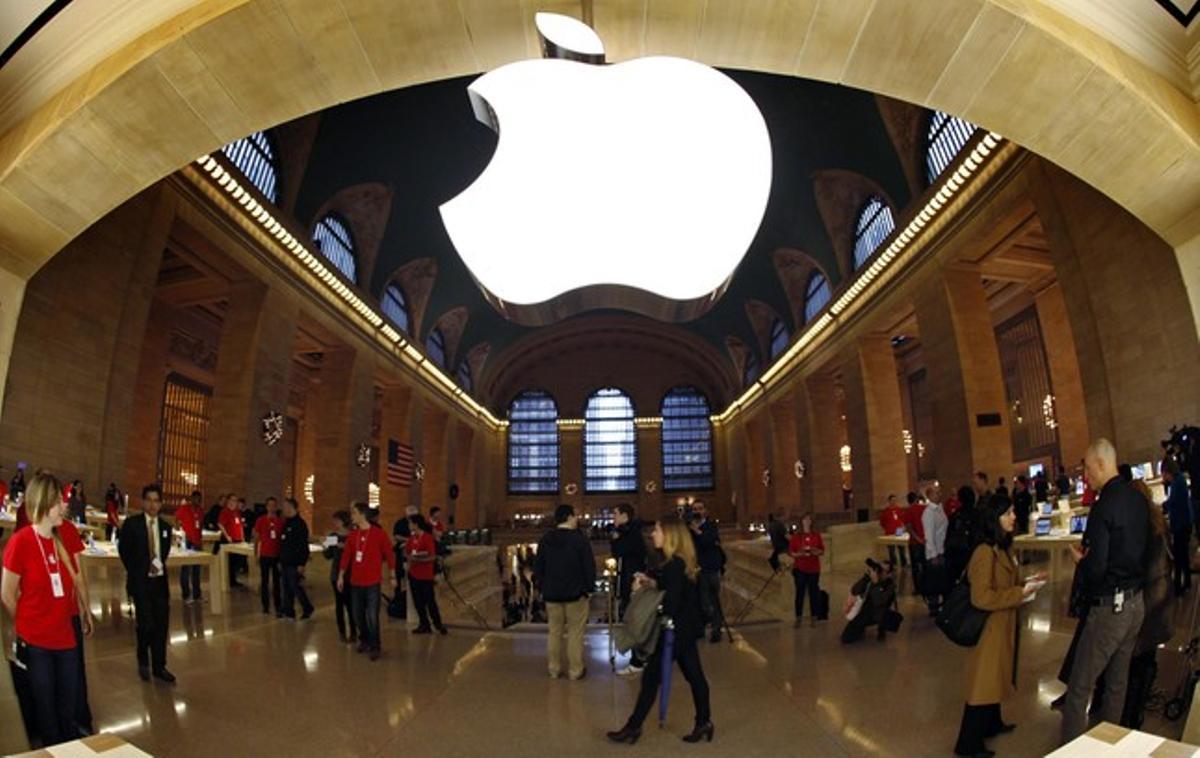 La nueva tienda de Apple en la Central Station de Nueva York. La nueva tienda de Apple en la Central Station de Nueva York.
