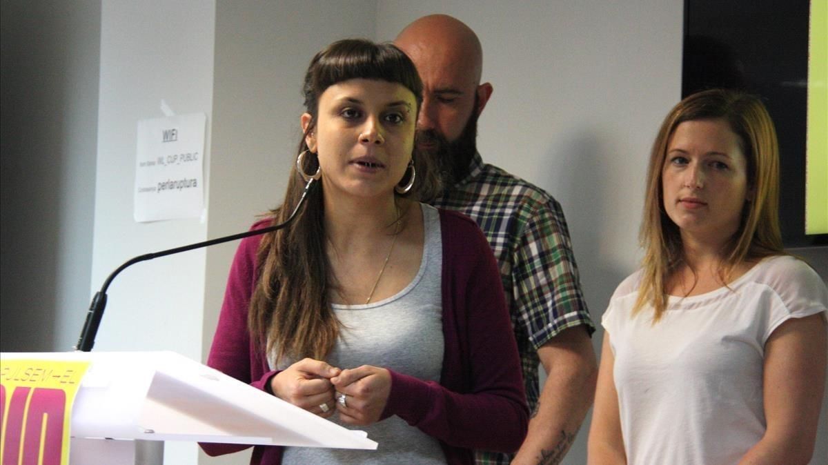 La diputada de la CUP, Maria Rovira. La diputada de la CUP, Maria Rovira.