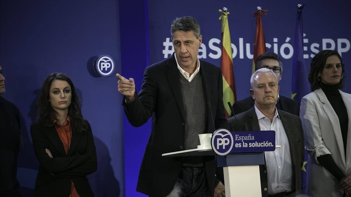 Comparecencia del Xavier García Albiol para valorar los resultados electorales. Comparecencia del Xavier García Albiol para valorar los resultados electorales.