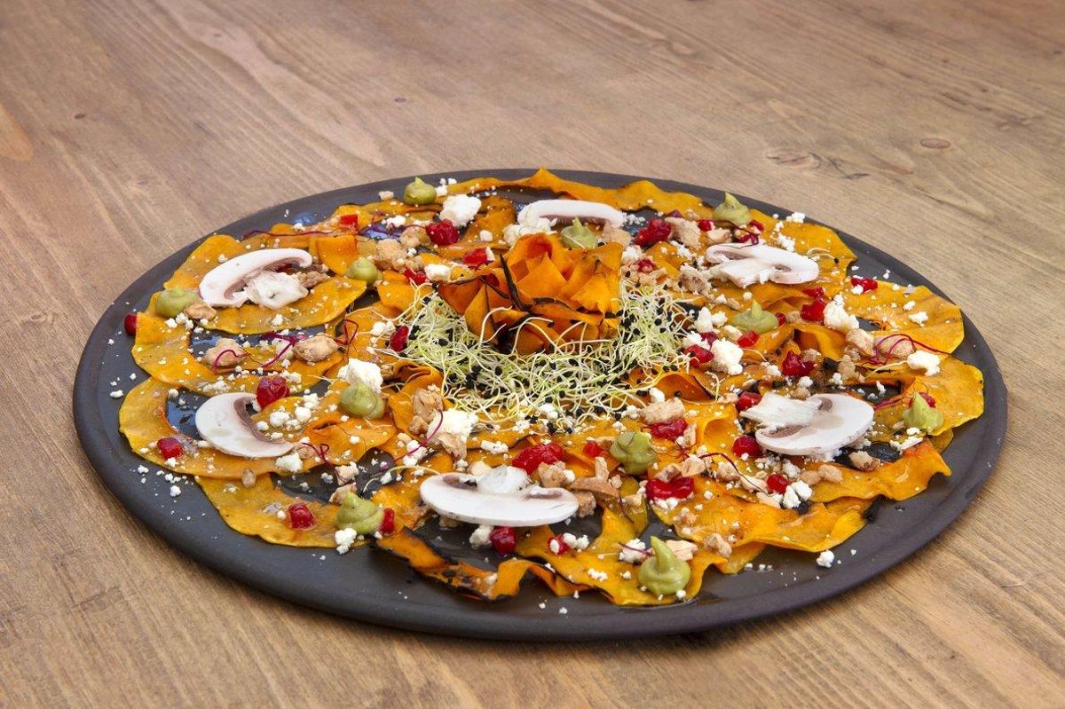 Receta de carpaccio de calabaza Receta de carpaccio de calabaza