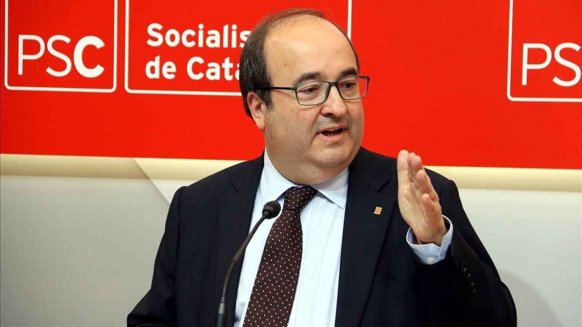 Miquel Iceta, primer secretario del PSC Miquel Iceta, primer secretario del PSC