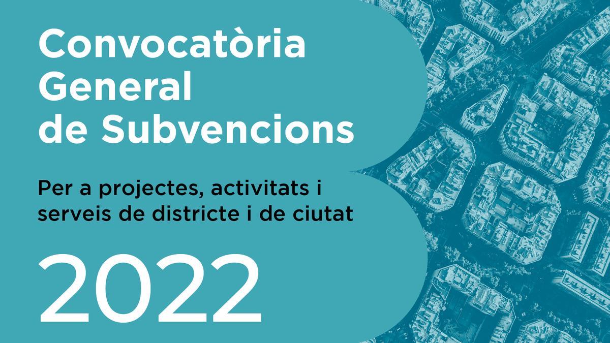 Convocatoria general de subvenciones 2022