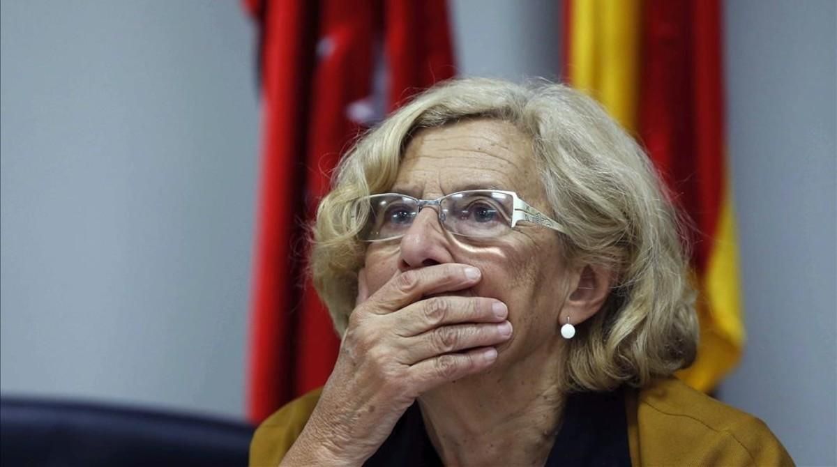 La alcaldesa de Madrid, Manuela Carmena. La alcaldesa de Madrid, Manuela Carmena.