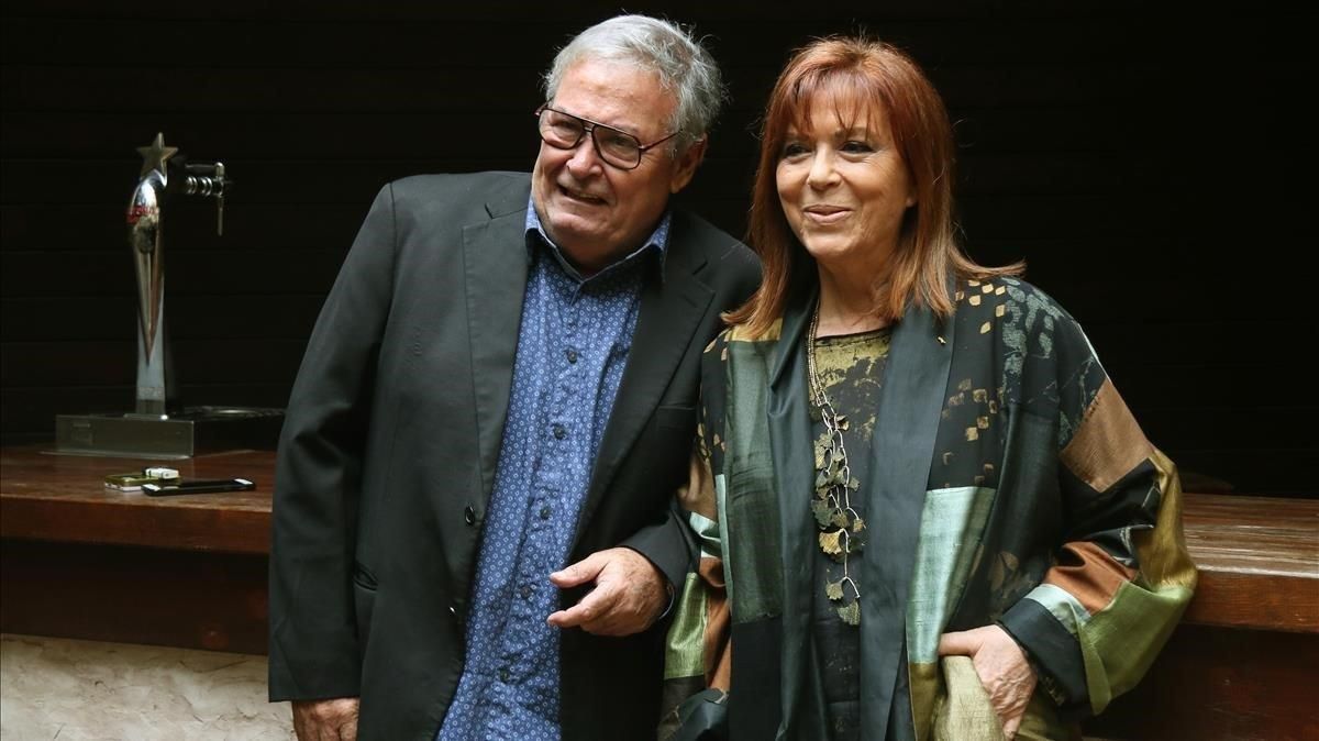 Maria del Mar Bonet y José Maria Vitier, en Barcelona, el miércoles. Maria del Mar Bonet y José Maria Vitier, en Barcelona, el miércoles.