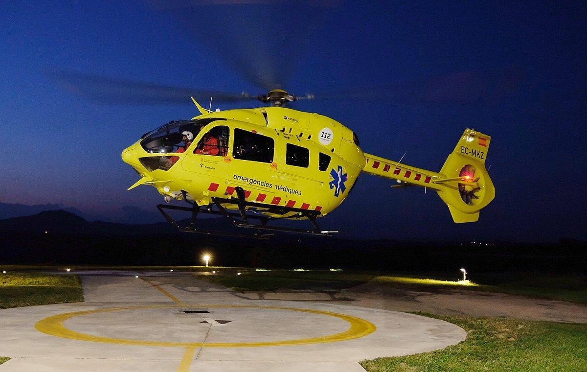 L'helicòpter medicalitzat del SEM ja vola de nit L'helicòpter medicalitzat del SEM ja vola de nit