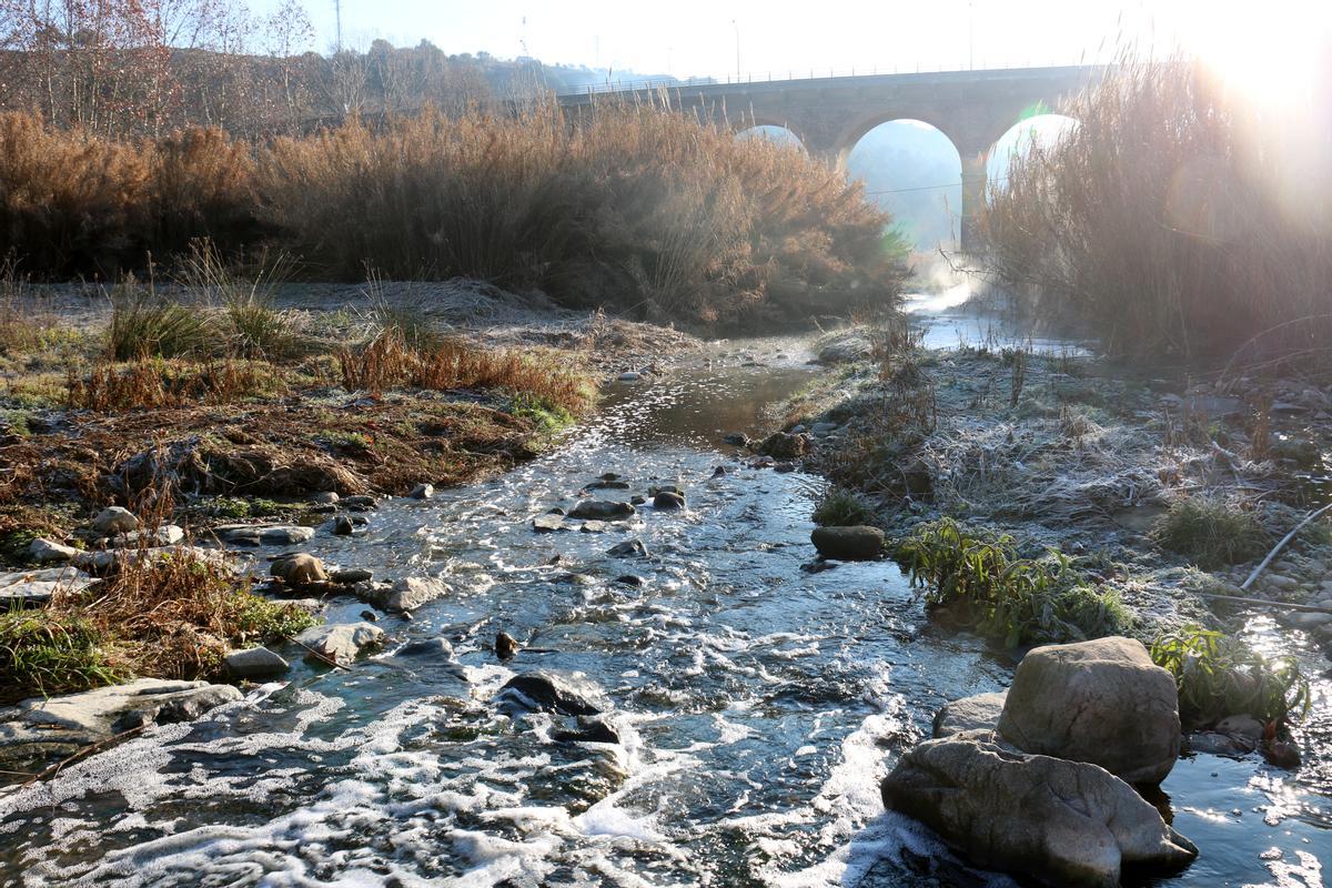 El río Ripoll a su paso por Sabadell 