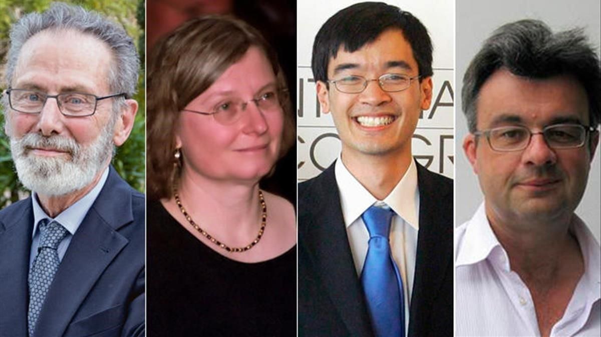 Yves Meyer, Ingrid Daubechies, Terence Tao y Emmanuel Candes. Yves Meyer, Ingrid Daubechies, Terence Tao y Emmanuel Candes.