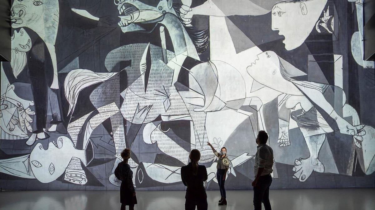 El Guernica se muestra como nunca, a tamaño gigante y en ultra alta definición