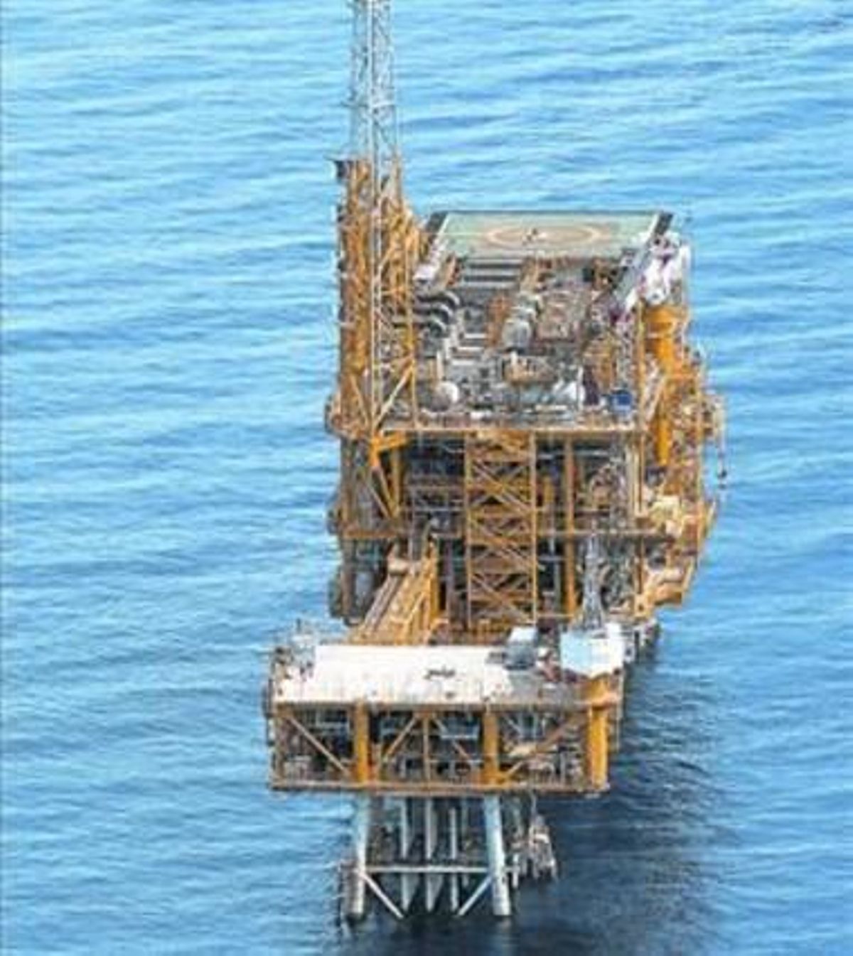 La plataforma del Castor, en octubre del 2013. La plataforma del Castor, en octubre del 2013.