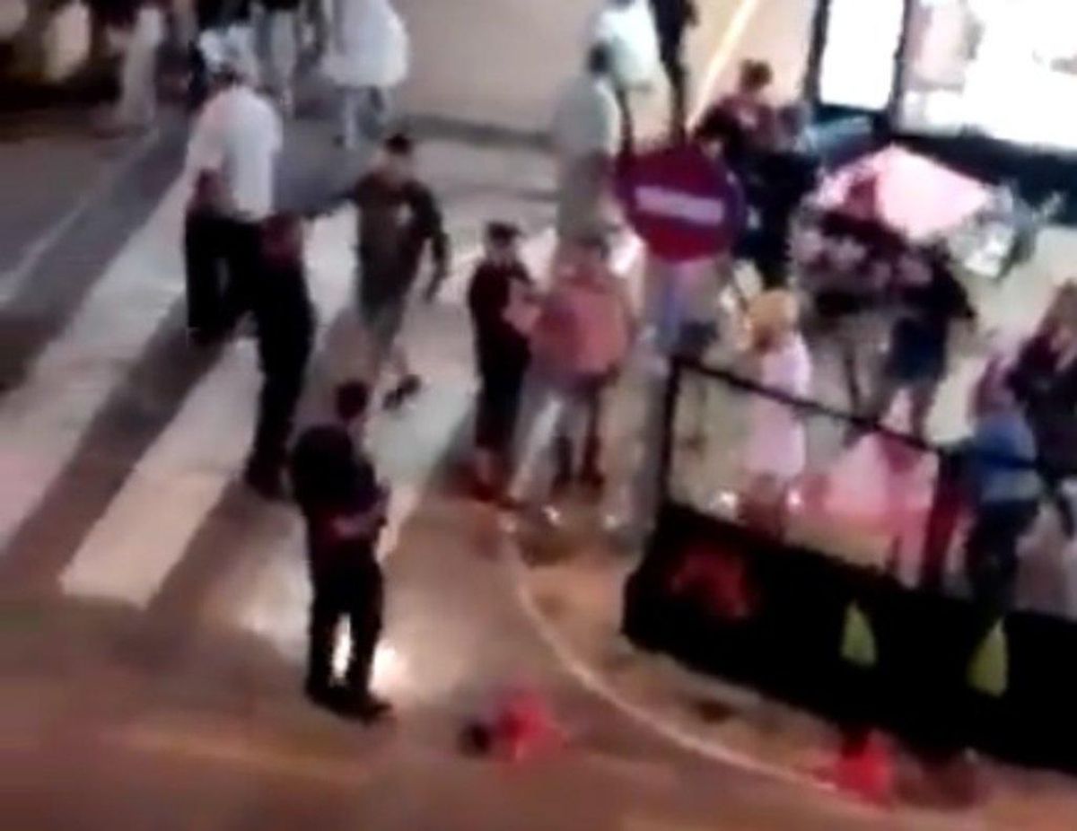 Imagen del lugar donde ocurrió el tiroteo en Estepona. Imagen del lugar donde ocurrió el tiroteo en Estepona.
