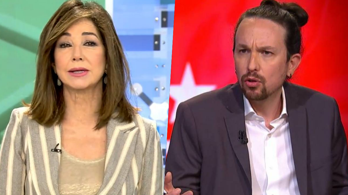 Ana Rosa Quintana y Pablo Iglesias Ana Rosa Quintana y Pablo Iglesias