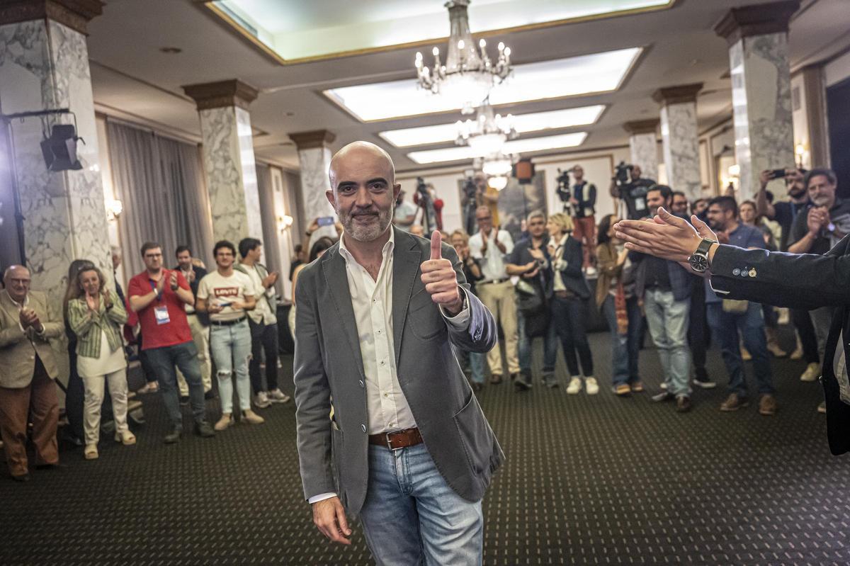 Barcelona 28/05/23 Política. Noche electoral PPC - Daniel Sirera. Hotel Avenida Palace. AUTOR: MANU MITRU Barcelona 28/05/23 Política. Noche electoral PPC - Daniel Sirera. Hotel Avenida Palace. AUTOR: MANU MITRU