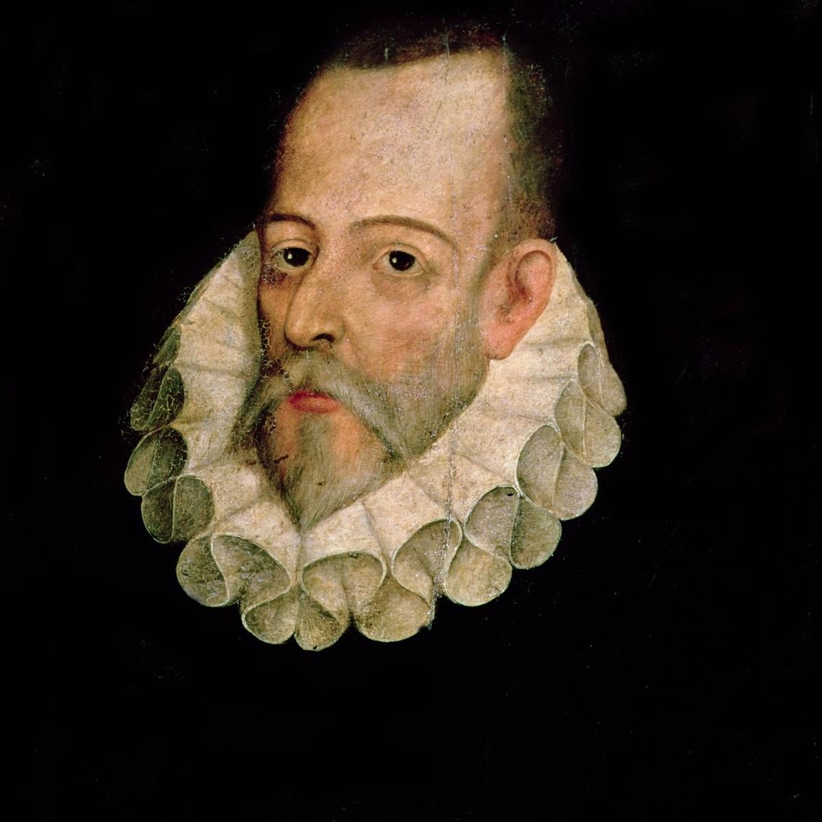 Retrato de Miguel de Cervantes.