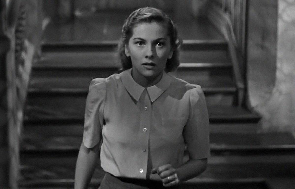 Rebecca, interpretada por Joan Fontaine Rebecca, interpretada por Joan Fontaine