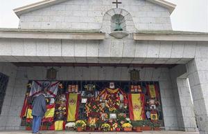 El panteón de la familia Franco, adonde fueron trasladados los restos del dictador el 24 de octubre de 2019.