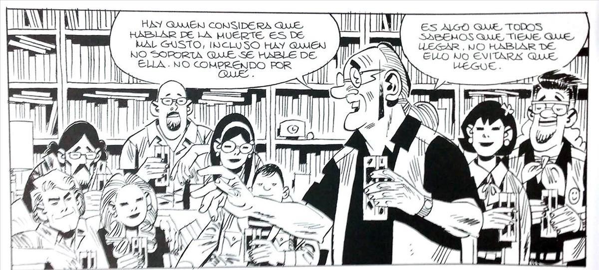Viñeta de ’Crisálida’, el nuevo cómic de Carlos Giménez. 